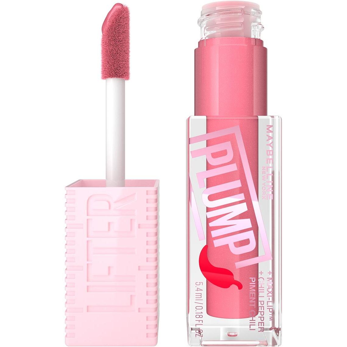 MAYBELLINE New York Lifter Plump Lip Plumping Gloss Makeup, 001 Blush Blaze, 0.18 oz-041554080704-LR-351908-1-LR eShop
