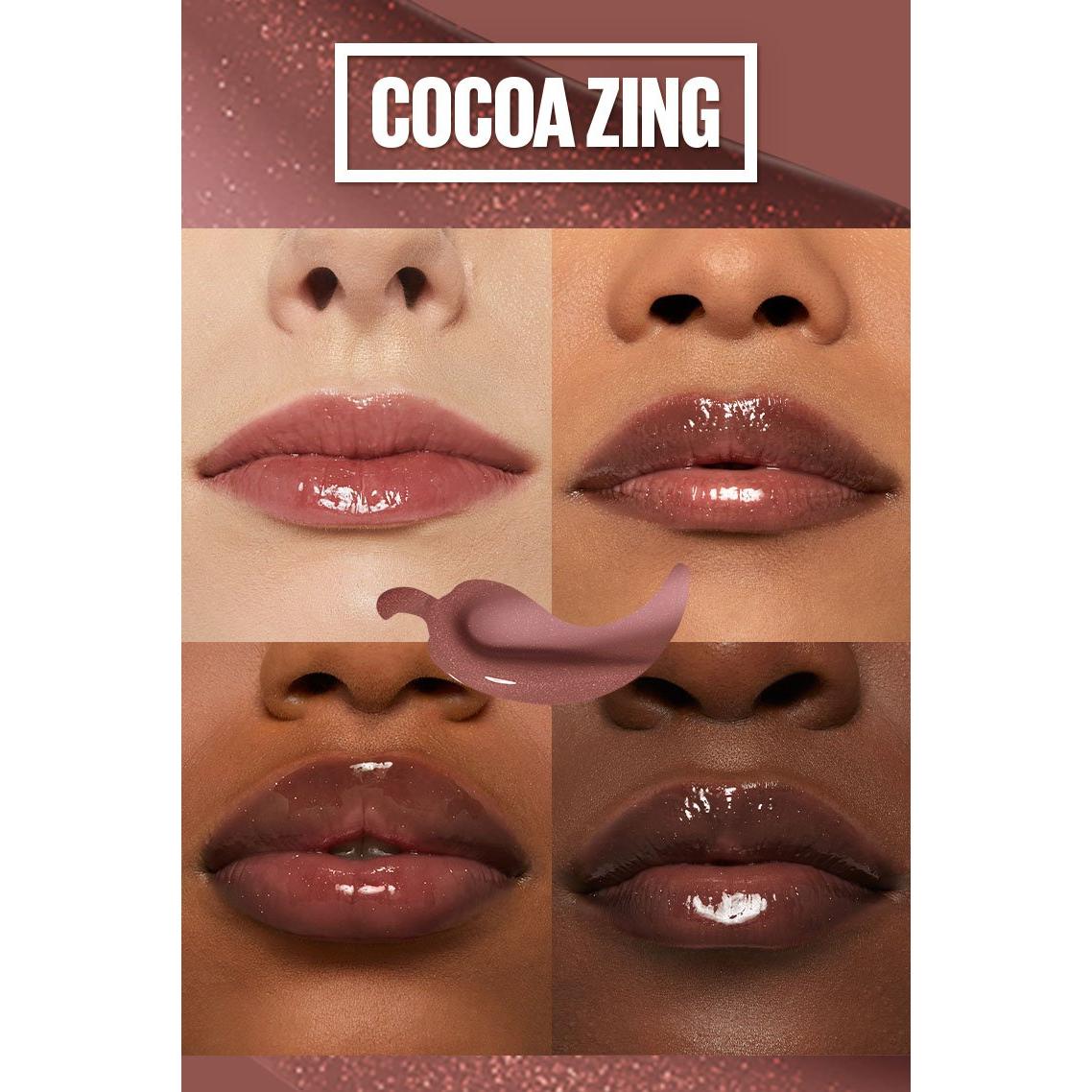 MAYBELLINE New York Lifter Plump Lip Plumping Gloss Makeup, 007 Cocoa Zing, 0.18 oz-041554081893-LR-351917-3-LR eShop