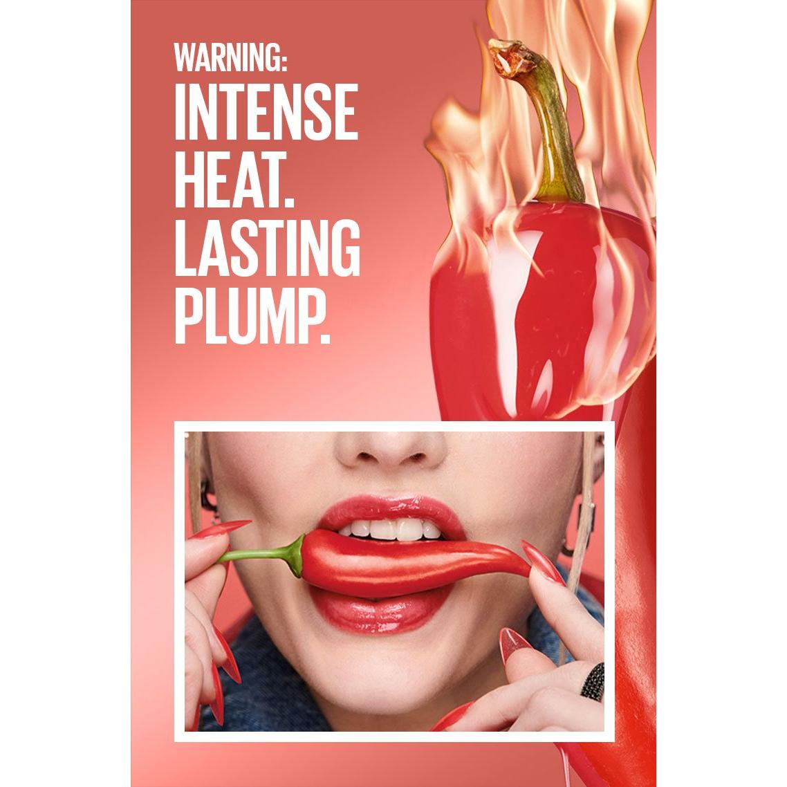 MAYBELLINE New York Lifter Plump Lip Plumping Gloss Makeup, 008 Hot Honey, 0.18 oz-041554080681-LR-351901-4-LR eShop