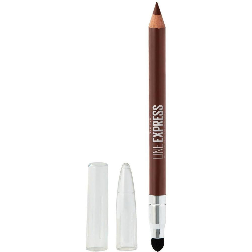 MAYBELLINE New York Line Express Sharpenable Wood Pencil Eyeliner, Brownish Black, 0.035 oz-041554572490-LR-331830-1-LR eShop