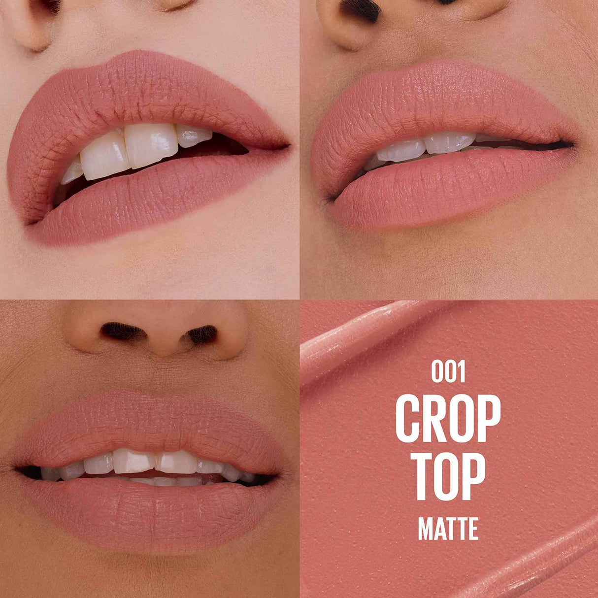 MAYBELLINE New York Moisturizing Serum Lipstick, 001 Crop Top, 0.12 oz-041554100051-LR-360383-3-LR eShop