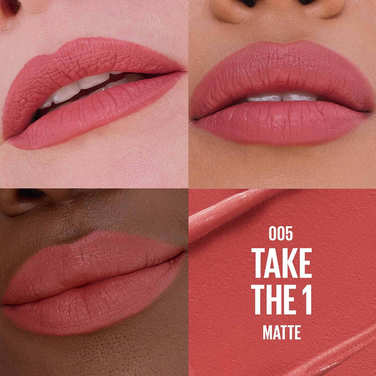 MAYBELLINE New York Moisturizing Serum Lipstick, 005 Take the 1, 0.12 oz-041554100099-LR-360387-3-LR eShop