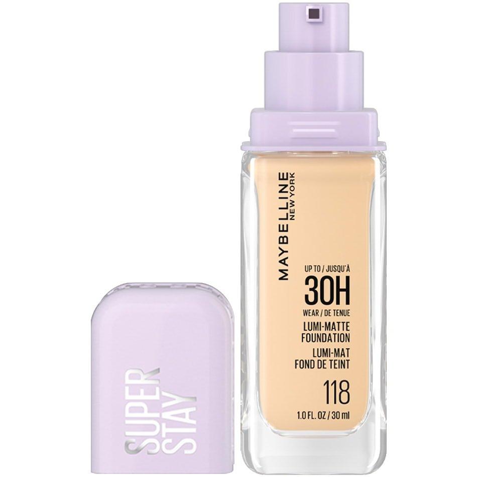 MAYBELLINE New York Super Stay Lumi-Matte Foundation Makeup, 118, 1 oz-041554094701-LR-356293-1-LR eShop