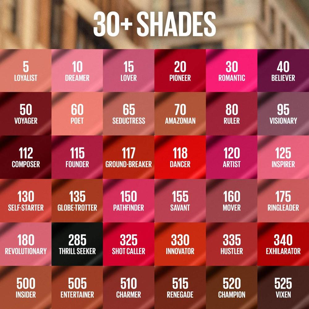 MAYBELLINE New York Super Stay Matte Ink Liquid Lipstick, 030 Innovator, 0.17 oz-041554589504-LR-337513-7-LR eShop