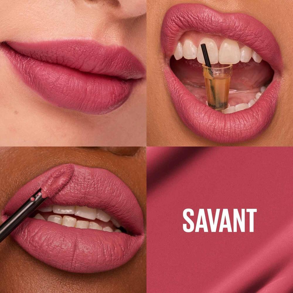 MAYBELLINE New York Super Stay Matte Ink Liquid Lipstick, 155 Savant, 0.17 oz-041554577860-LR-333893-3-LR eShop
