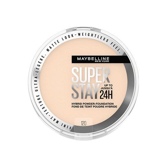MAYBELLINE New York Super Stay Up To 24Hr Hybrid Powder-Foundation, 120, 0.21 oz-041554080964-LR-347944-1-LR eShop