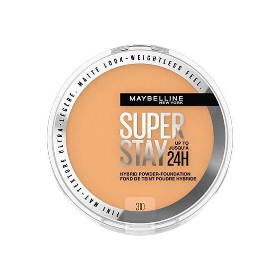 MAYBELLINE New York Super Stay Up To 24Hr Hybrid Powder-Foundation, 310, 0.21 oz-041554081008-LR-347950-1-LR eShop