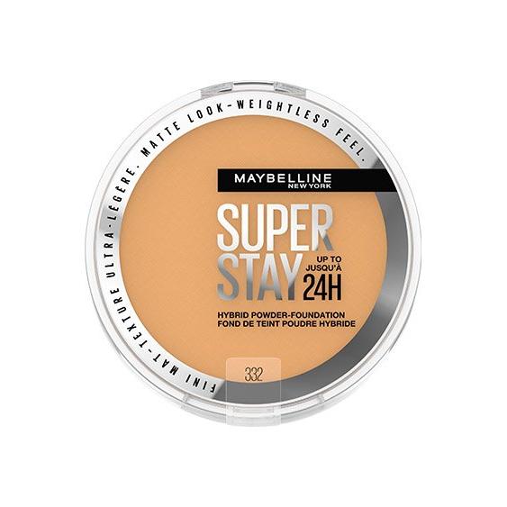 MAYBELLINE New York Super Stay Up To 24Hr Hybrid Powder-Foundation, 332, 0.21 oz-041554081022-LR-347943-1-LR eShop