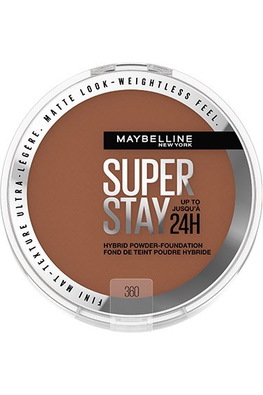 MAYBELLINE New York Super Stay Up To 24Hr Hybrid Powder-Foundation, 360, 0.21 oz-041554081053-LR-347951-1-LR eShop