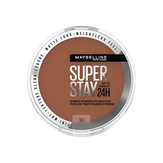 MAYBELLINE New York Super Stay Up To 24Hr Hybrid Powder-Foundation, 360, 0.21 oz-041554081053-LR-347951-1-LR eShop
