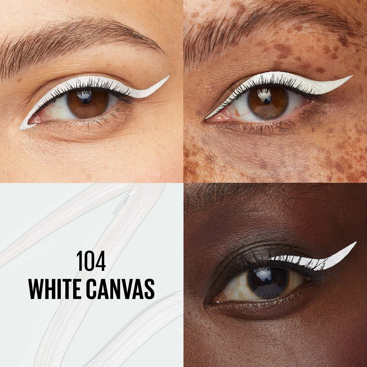 MAYBELLINE New York Tattoo Studio Dip-Ink Liquid Eyeliner, White Canvas, 0.06 oz-041554094503-LR-358203-3-LR eShop