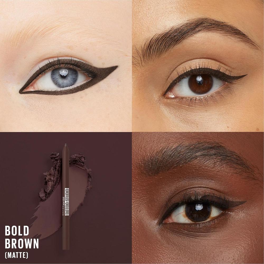 MAYBELLINE New York TattooStudio Sharpenable Gel Pencil Longwear Eyeliner Makeup, Bold Brown, 0.04 oz.-041554563351-LR-327280-2-LR eShop