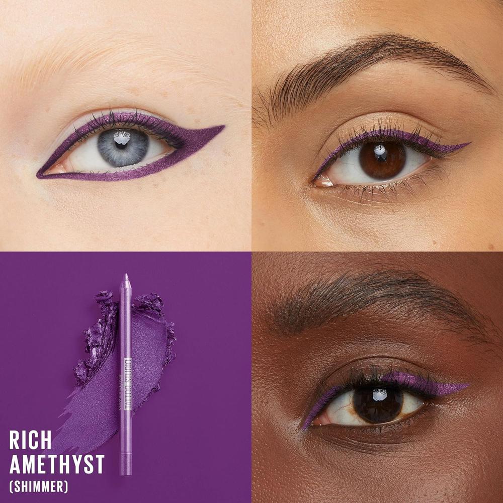 MAYBELLINE New York TattooStudio Sharpenable Gel Pencil Longwear Eyeliner Makeup, Rich Amethyst, 0.04 oz.-041554563887-LR-327284-2-LR eShop