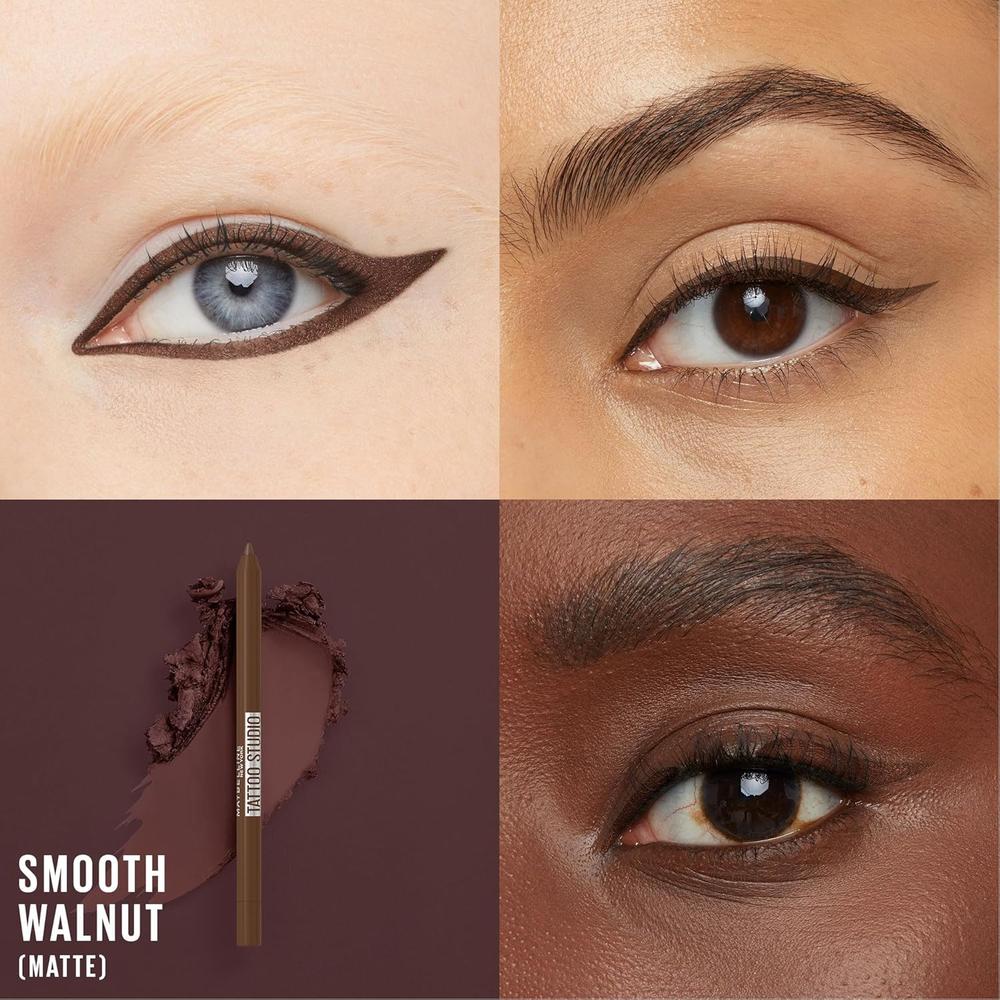 MAYBELLINE New York TattooStudio Sharpenable Gel Pencil Longwear Eyeliner Makeup, Smooth Walnut, 0.04 oz.-041554568172-LR-333894-2-LR eShop