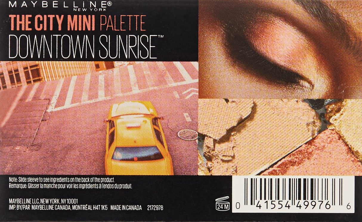 MAYBELLINE New York The City Mini Eyeshadow Palette, 430 Downtown Sunrise, 0.14 oz-041554499766-LR-315262-4-LR eShop