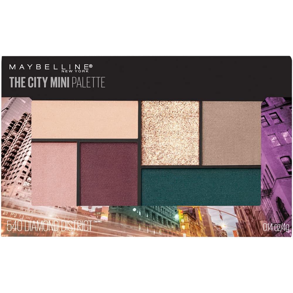 MAYBELLINE New York The City Mini Eyeshadow Palette, 540 Diamond District, 0.14 oz-041554563306-LR-326518-1-LR eShop