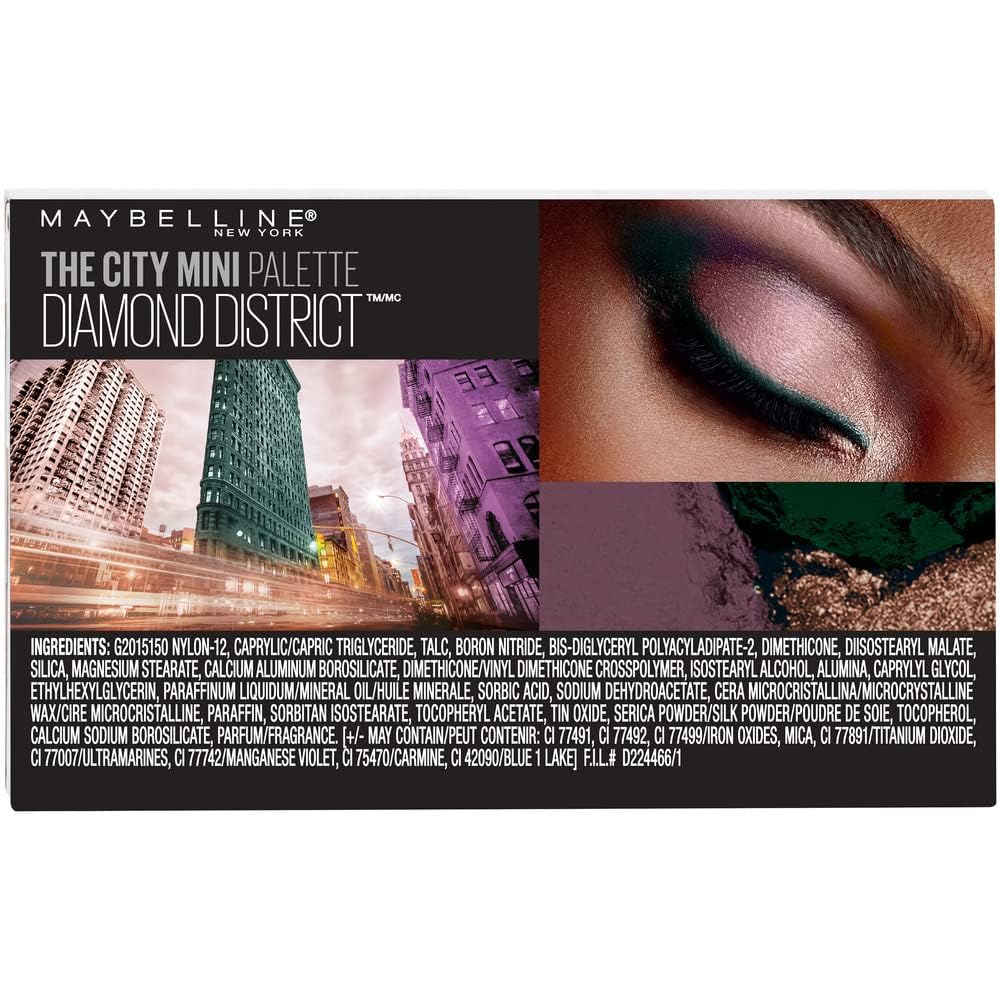 MAYBELLINE New York The City Mini Eyeshadow Palette, 540 Diamond District, 0.14 oz-041554563306-LR-326518-4-LR eShop