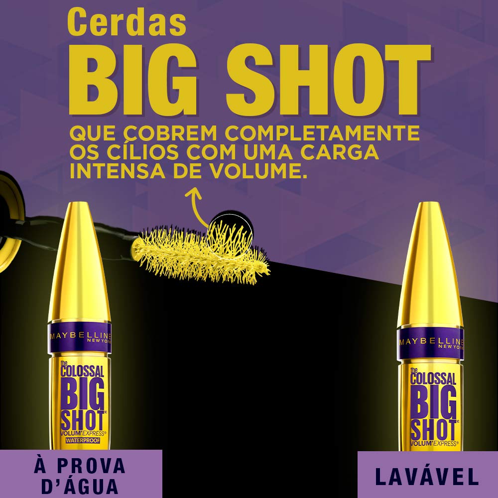 MAYBELLINE New York The Colossal Big Shot Volum' Express Washable Mascara, 224 Very Black, 0.33 oz-041554493726-LR-307397-4-LR eShop