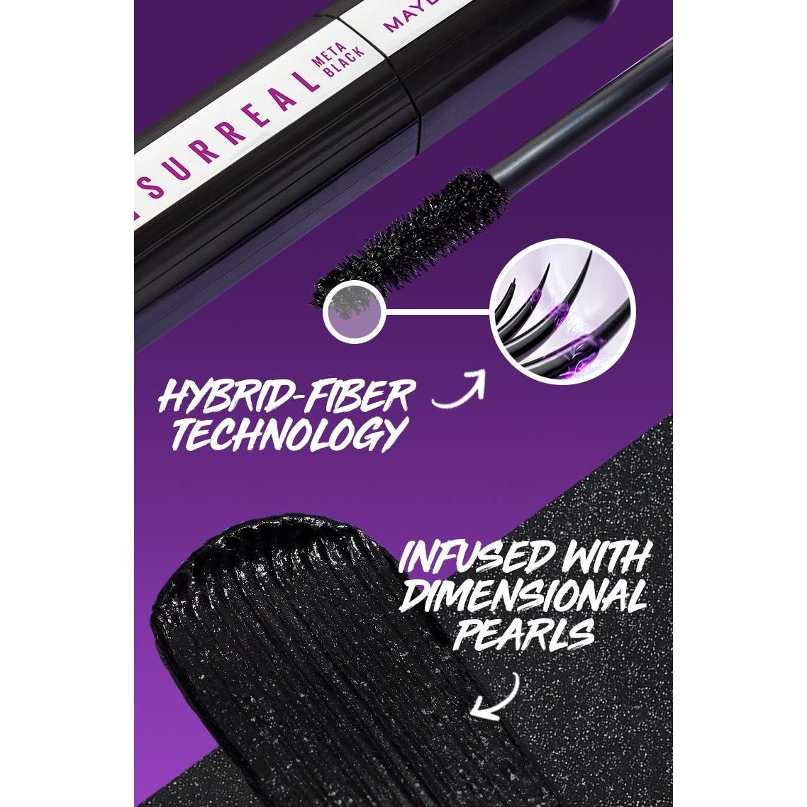 MAYBELLINE New York The Falsies Surreal Extensions Washable Mascara Eye Makeup, 165 Meta Black, 0.33 oz-041554087550-LR-351880-5-LR eShop