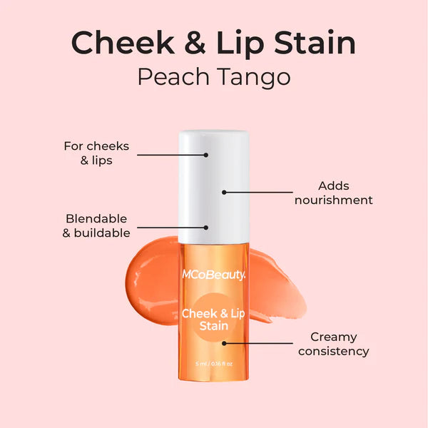 MCoBeauty Cheek & Lip Stain 2 in 1 Cream Tint - Peach Tango-9331880036287-LR-357450-6-LR eShop