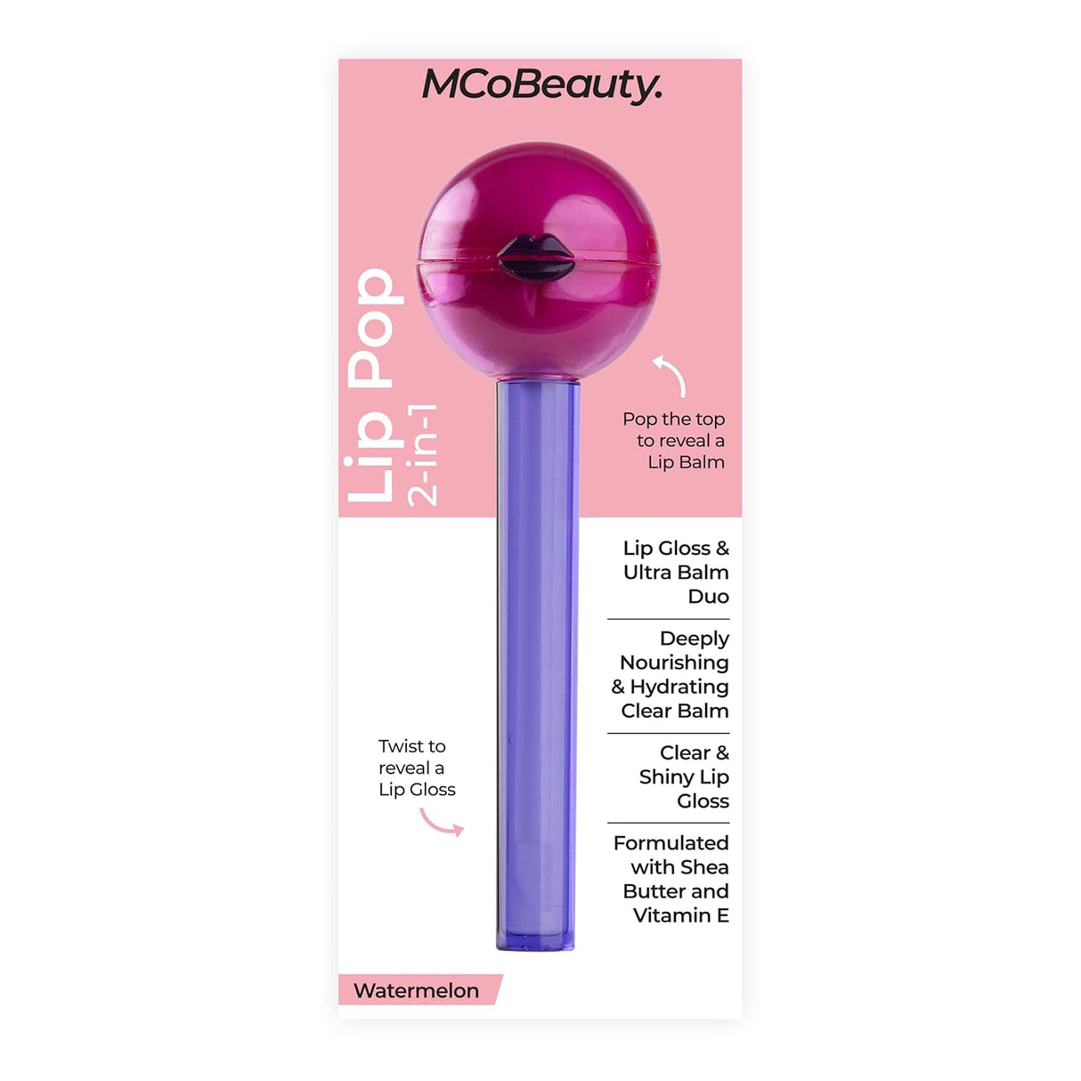 MCoBeauty Lip Pop 2-in-1 Lip Gloss & Ultra Balm - Watermelon-9331880029517-LR-355807-1-LR eShop