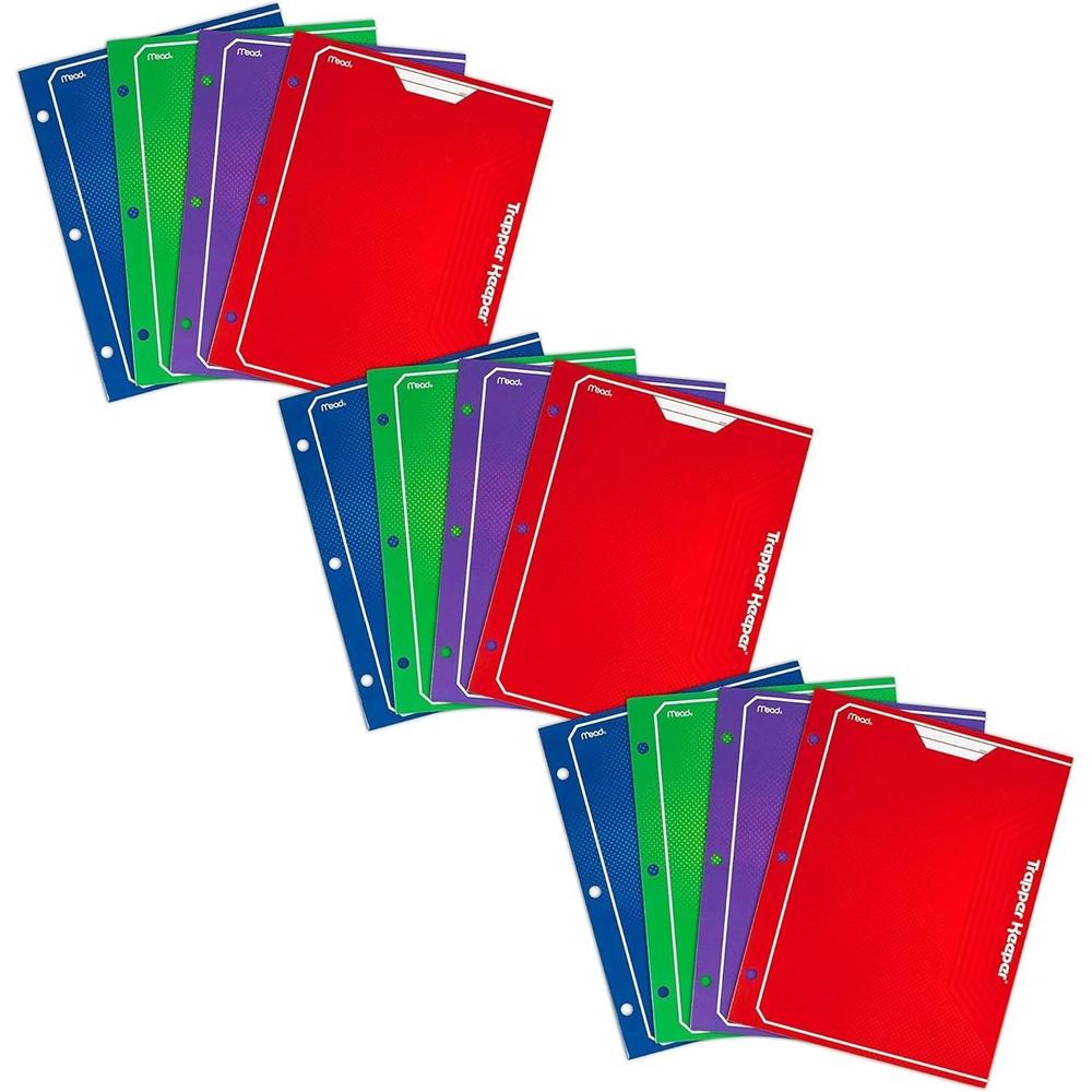 Mead Trapper Keeper 2 Pocket Paper Folder - Assorted Colors-043100331001-LR-19612-1-LR eShop