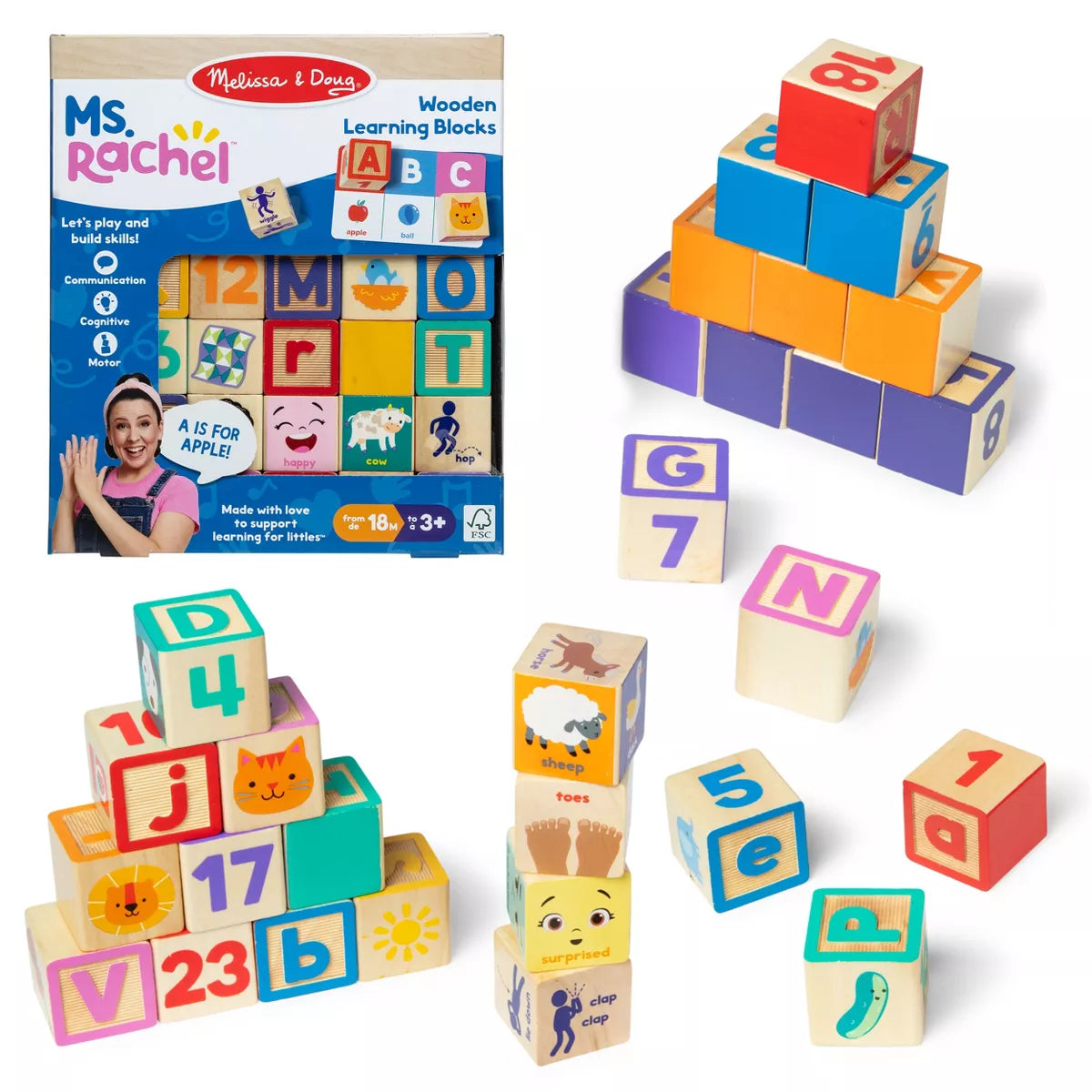 Melissa & Doug Ms. Rachel Wooden Learning Blocks and Activity Cards-000772503570-LR-356016-1-LR eShop
