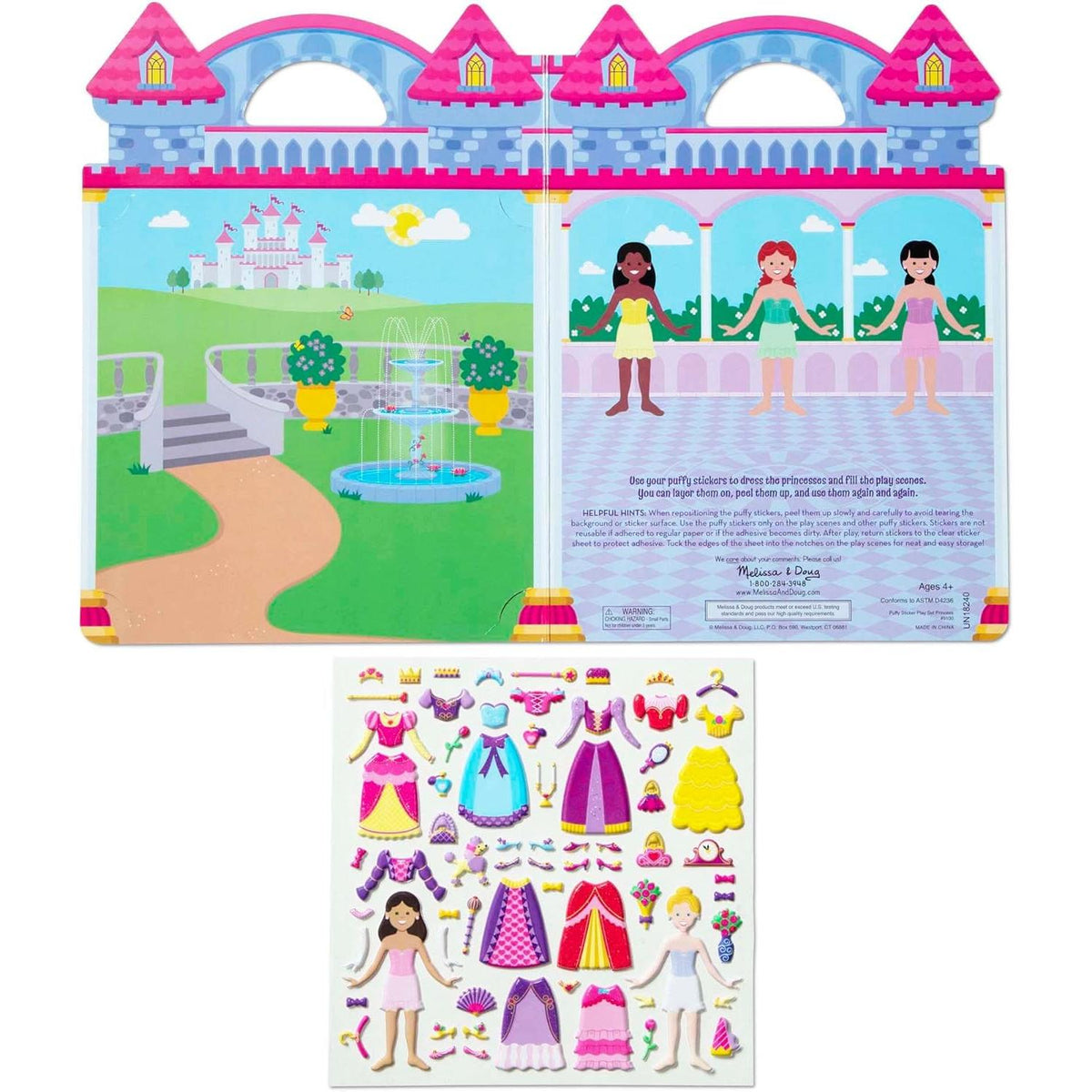 Melissa & Doug Puffy Sticker Play Set - Princess-000772091008-LR-352747-5-LR eShop