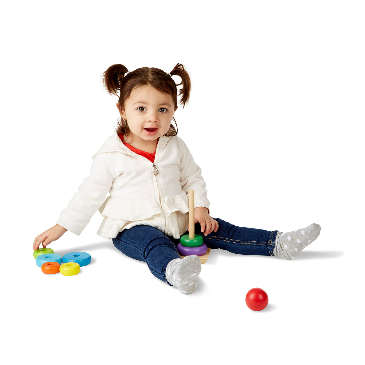 Melissa & Doug Rainbow Stacker Wooden Ring Educational Toy-000772005760-LR-330694-3-LR eShop