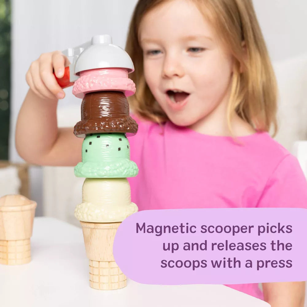 Melissa & Doug Scoop and Stack Ice Cream Cone Magnetic Play Set-000772040877-LR-355312-6-LR eShop