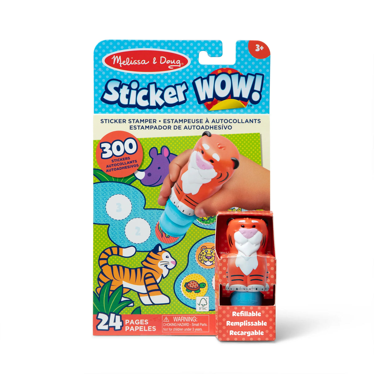 Melissa & Doug Sticker WOW! Activity Pad & Sticker Stamper - Tiger-000772320146-LR-354175-1-LR eShop