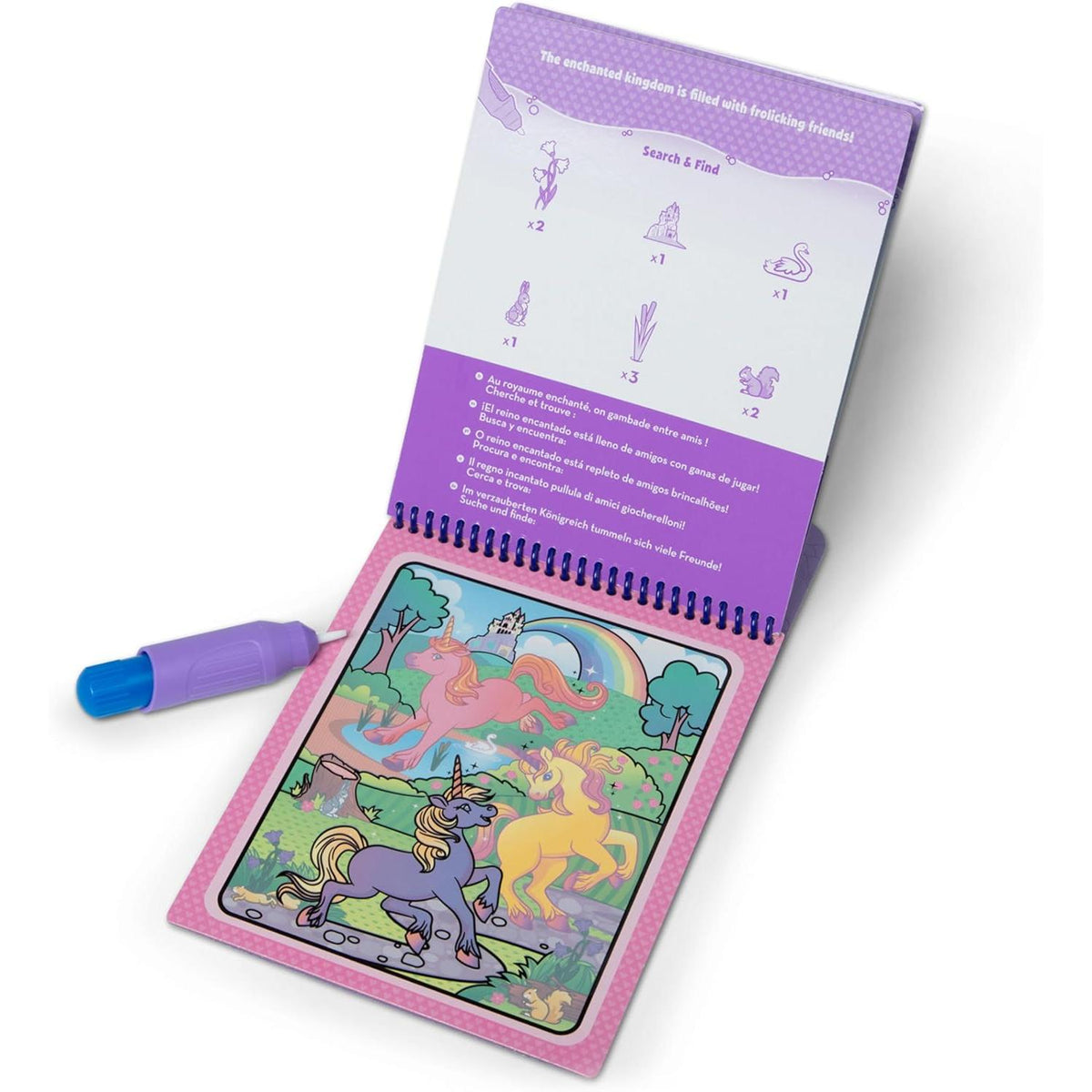 Melissa & Doug Water Wow! Reusable Coloring Activity Pad – Unicorn-000772505598-LR-363963-2-LR eShop