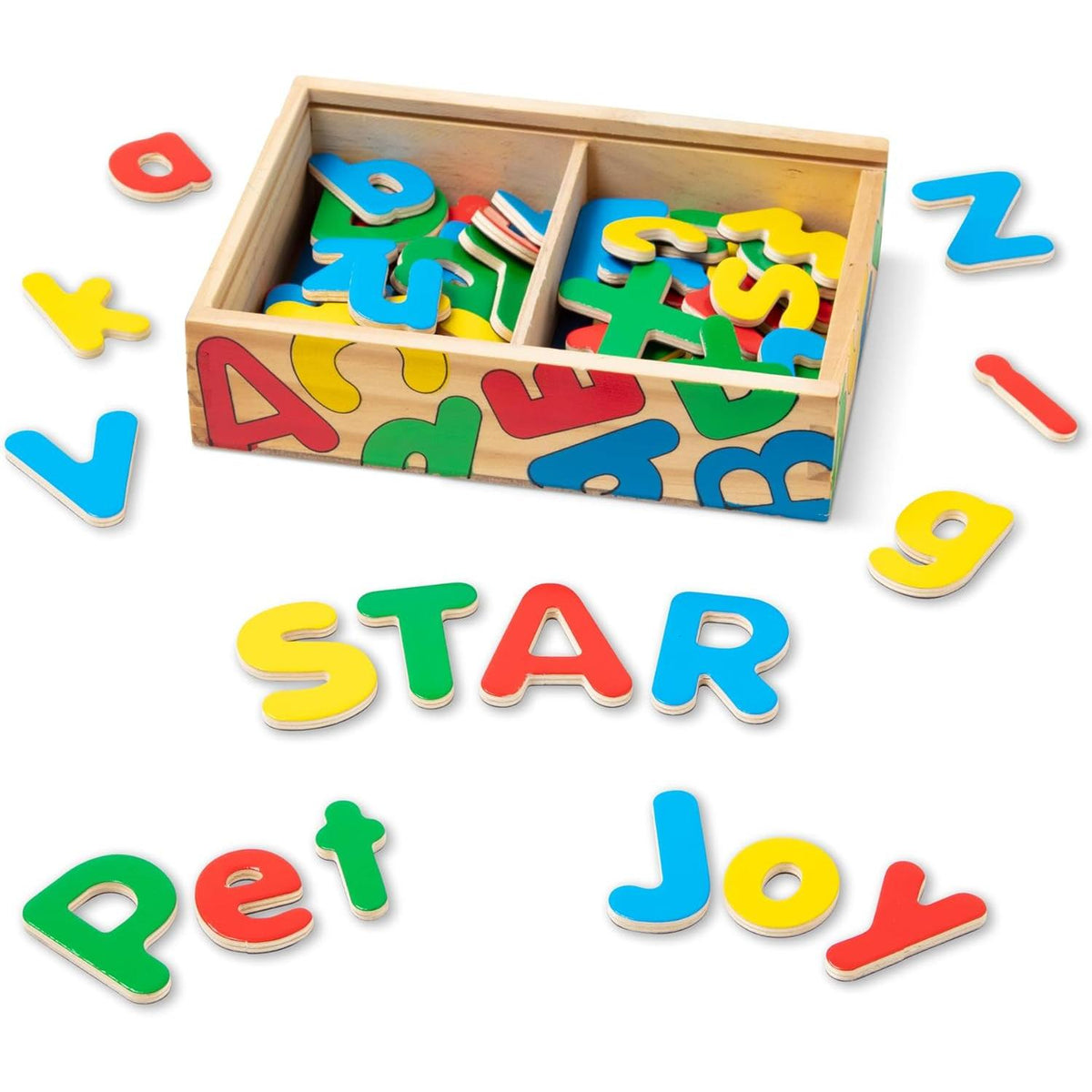 Melissa & Doug Wooden Alphabet Magnets in a Box, 52 count-000772014434-LR-352704-2-LR eShop