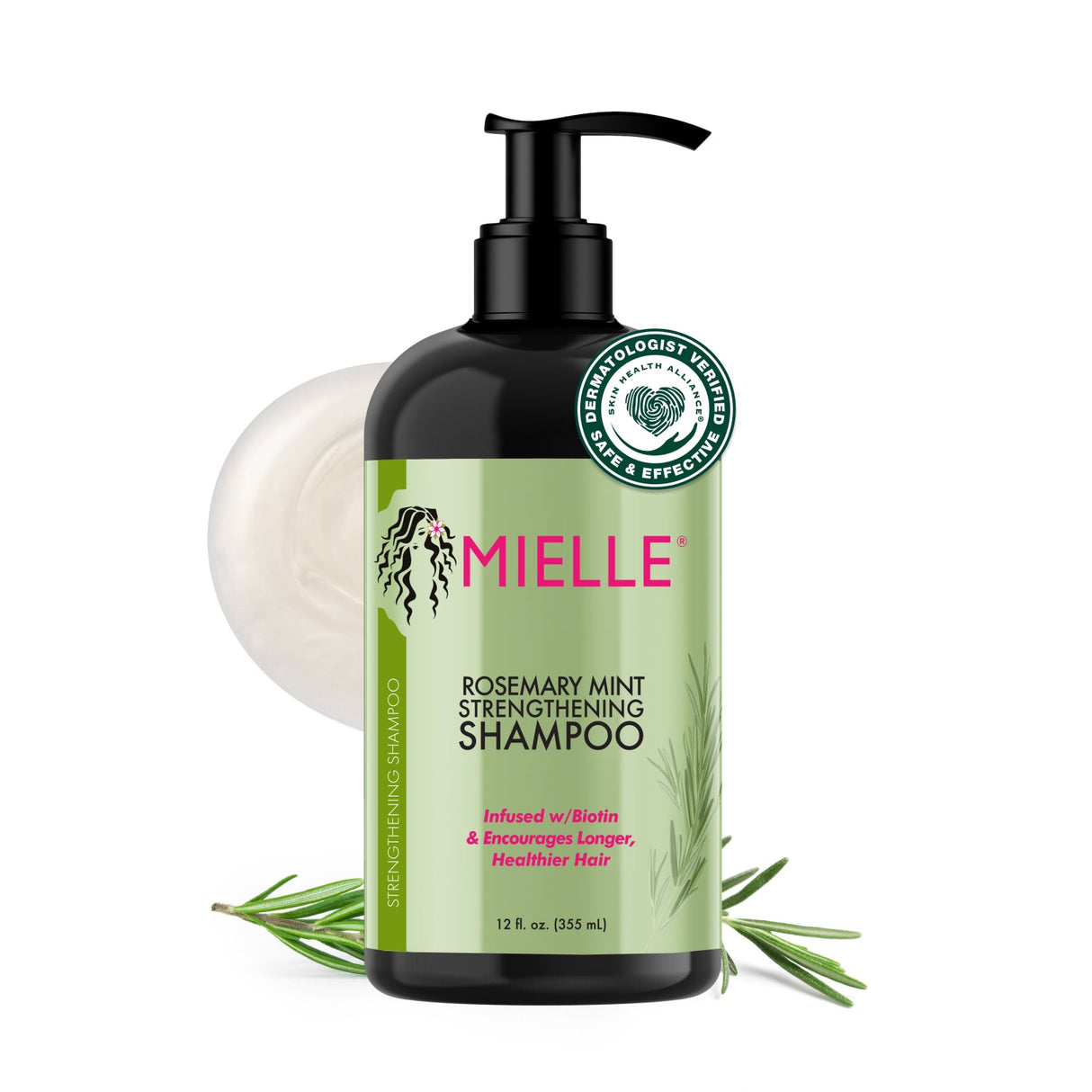 MIELLE Rosemary Mint Strengthening Shampoo, 12 oz-854102006770-LR-355186-1-LR eShop