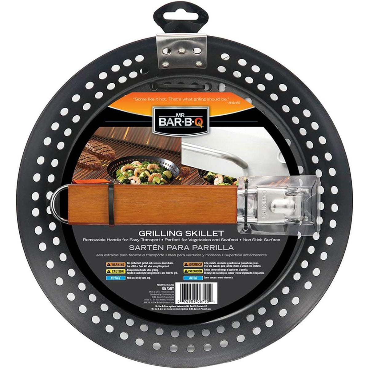 Mr. Bar-B-Q 12" Non-Stick Grilling Skillet With Removable Handle-076903067501-LR-354288-1-LR eShop