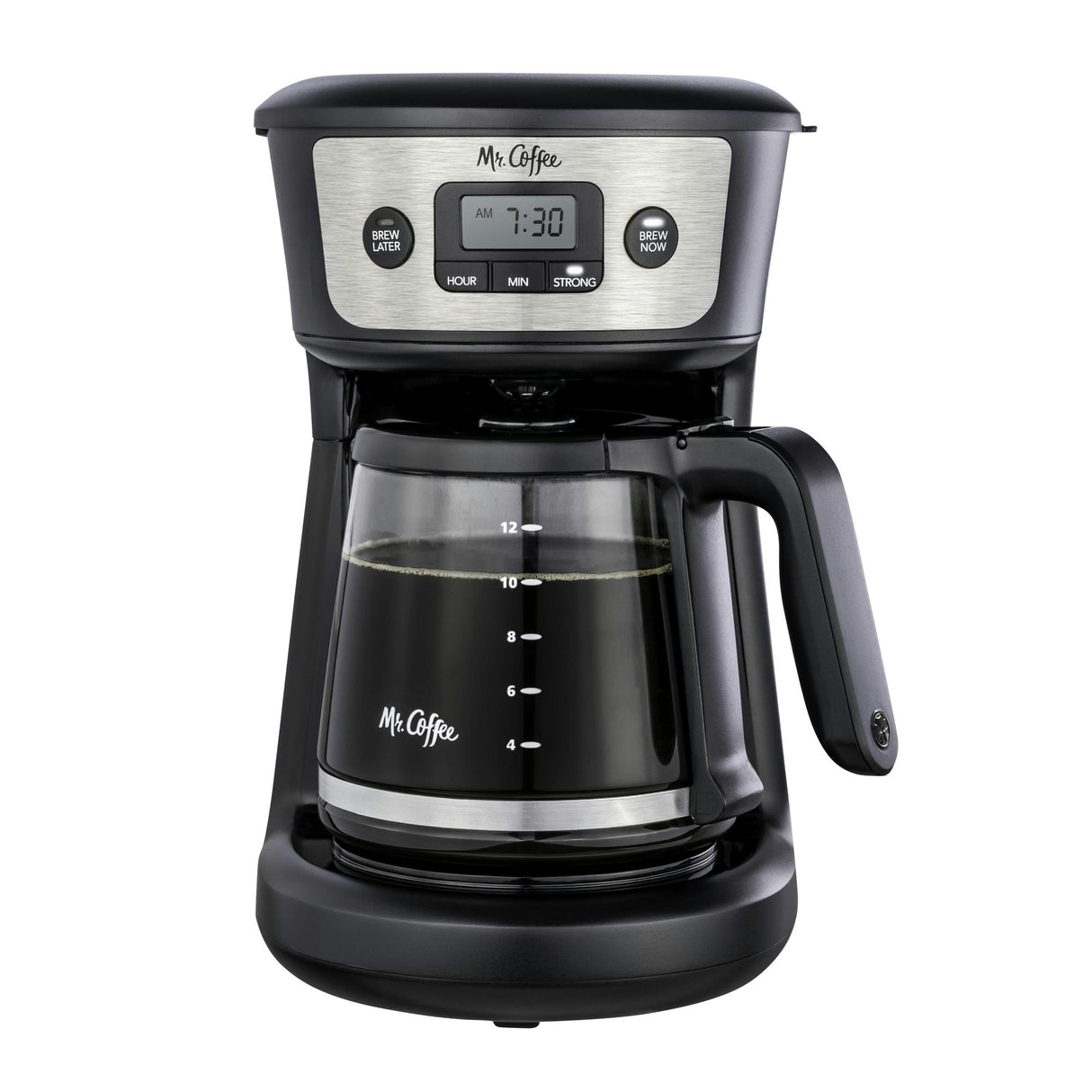 Mr. Coffee 12-Cup Programmable Coffeemaker with Strong Brew Selector- Black-053891147576-LR-344086-2-LR eShop