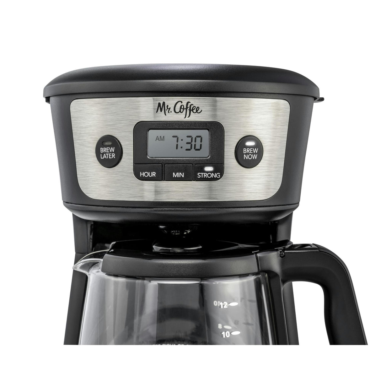 Mr. Coffee 12-Cup Programmable Coffeemaker with Strong Brew Selector- Black-053891147576-LR-344086-3-LR eShop