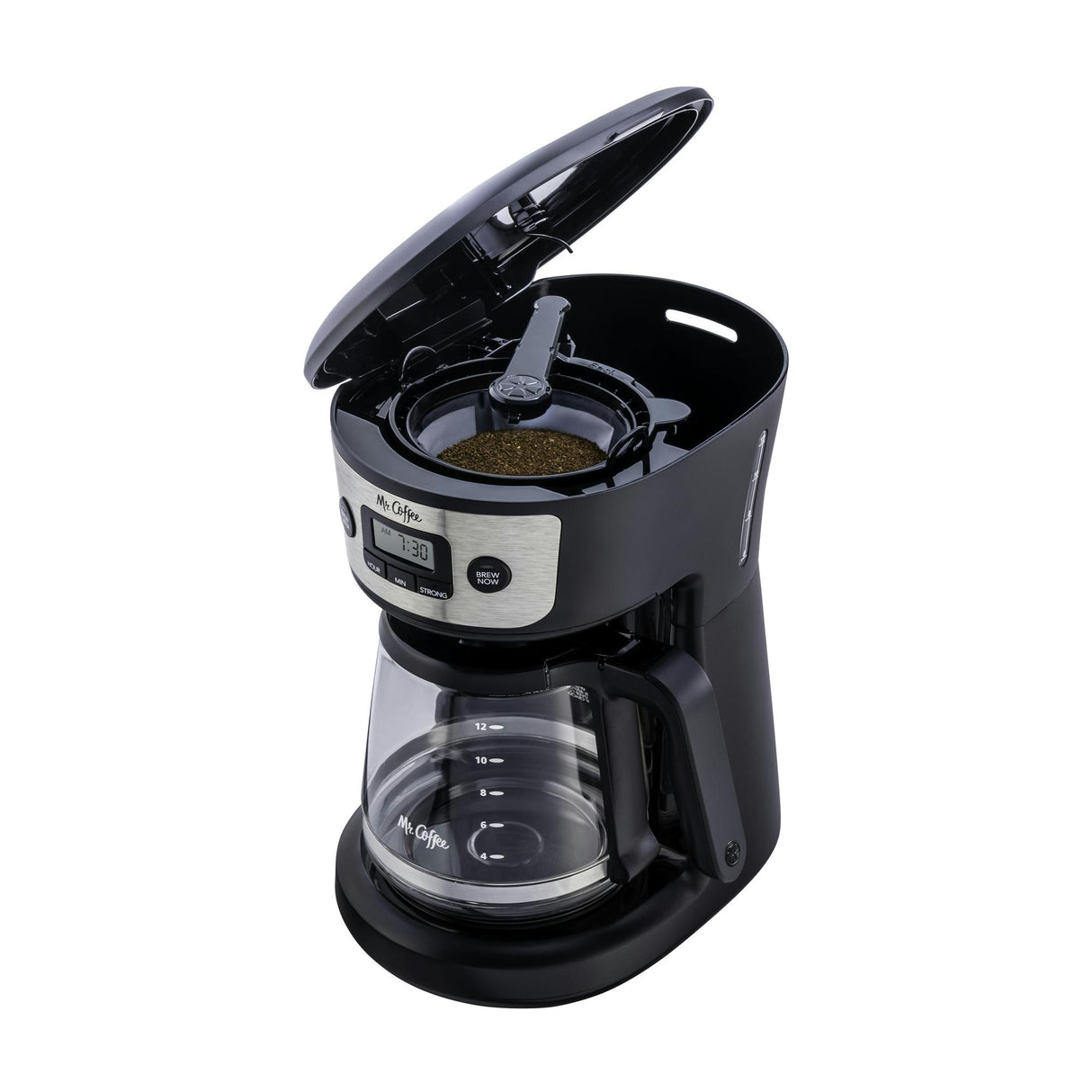 Mr. Coffee 12-Cup Programmable Coffeemaker with Strong Brew Selector- Black-053891147576-LR-344086-4-LR eShop