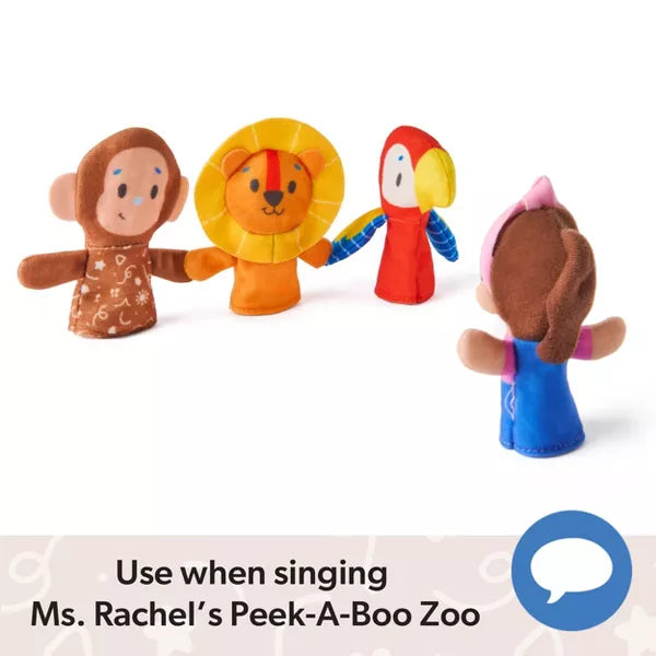 Ms. Rachel Finger Zoo Puppet Friends Set, 4 count-681147068186-LR-357551-5-LR eShop