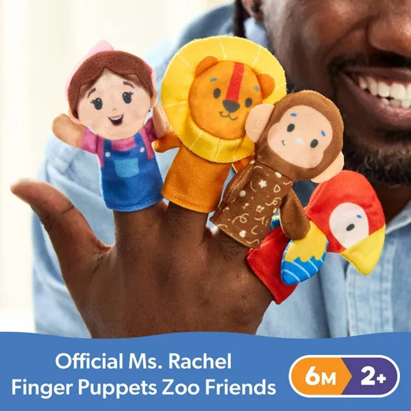Ms. Rachel Finger Zoo Puppet Friends Set, 4 count-681147068186-LR-357551-6-LR eShop