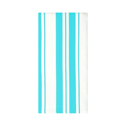MUkitchen 100% Classic Stripe Towel - Aquamarine, 20"x30"-813278023806-LR-319048-1-LR eShop