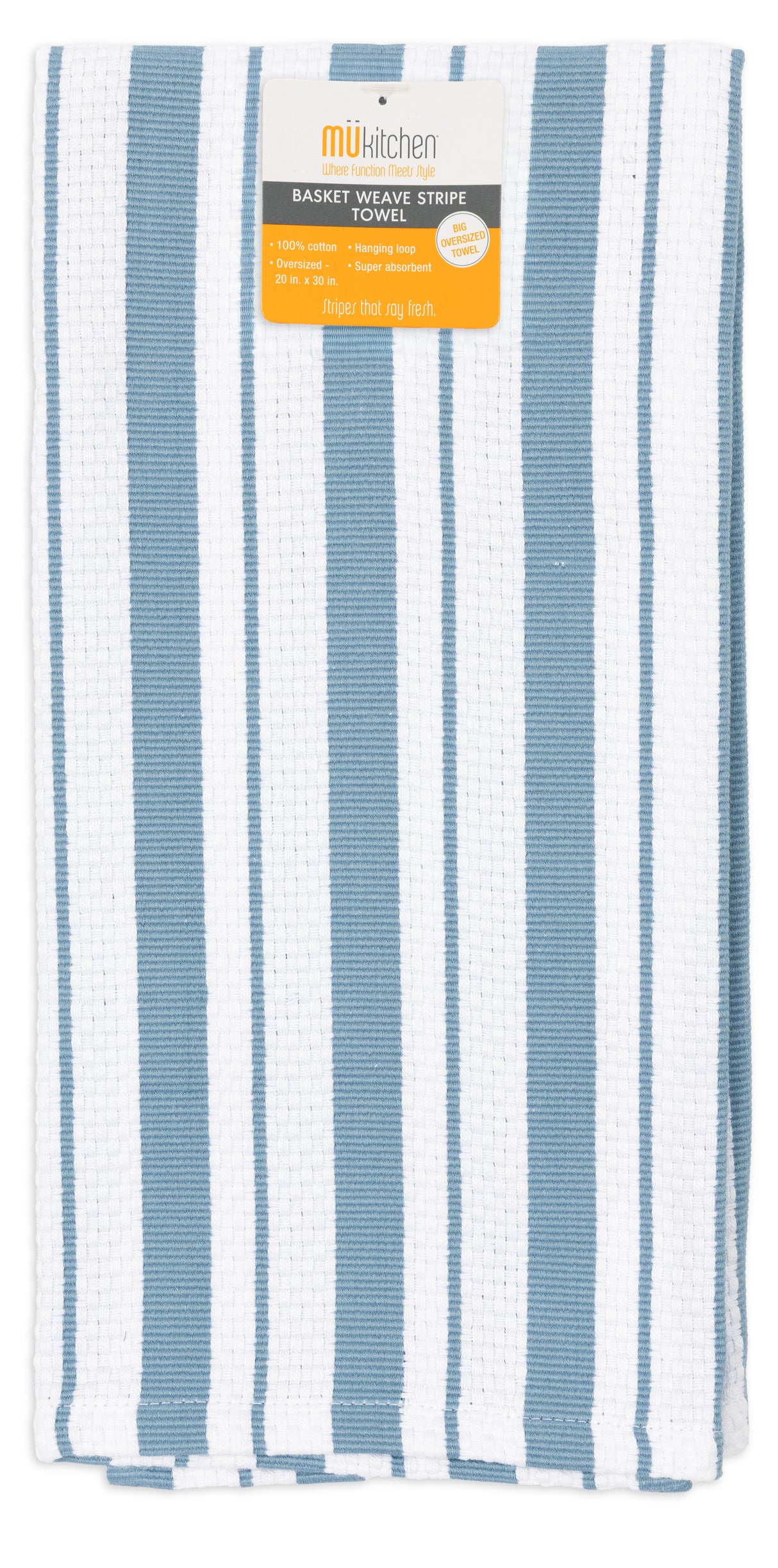 MÜkitchen Basket Weave Towel - 20 x 30", Tide-810042573031-LR-342343-1-LR eShop