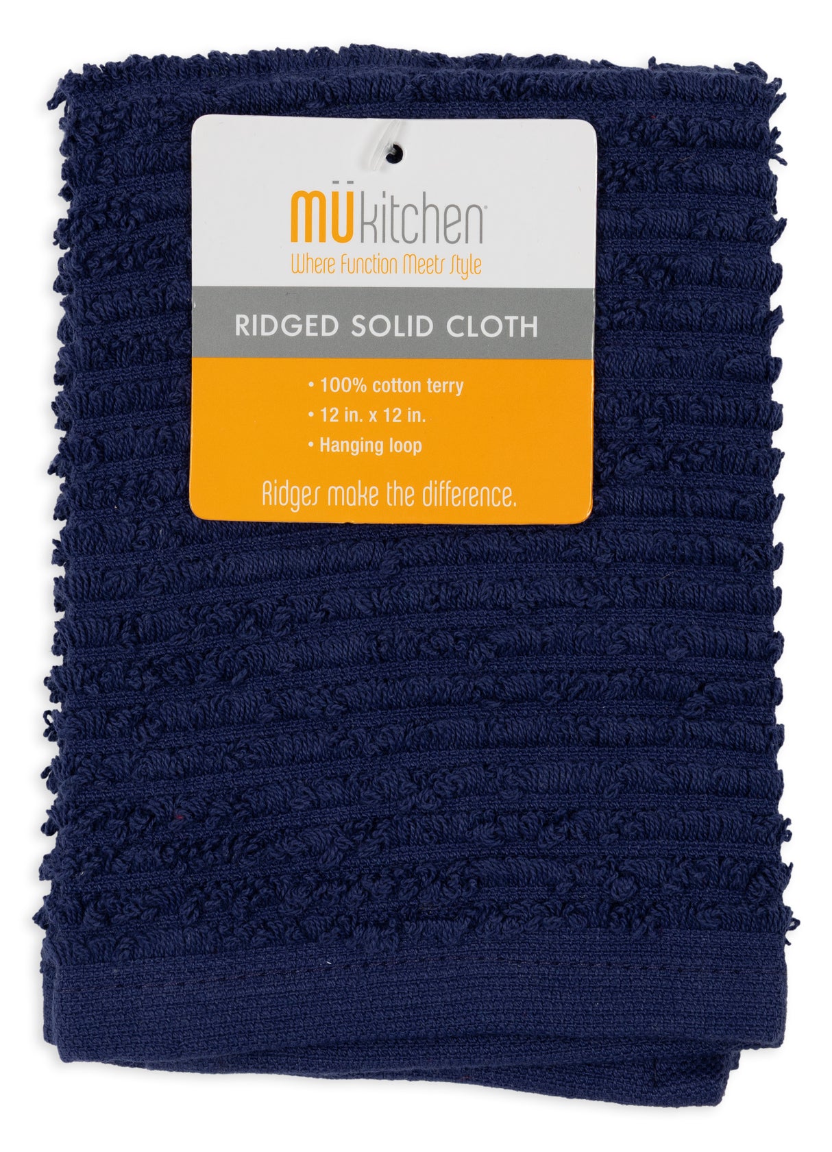 MÜkitchen Cotton Ridged Dish Cloth - Ink Blue-813278027880-LR-351102-1-LR eShop