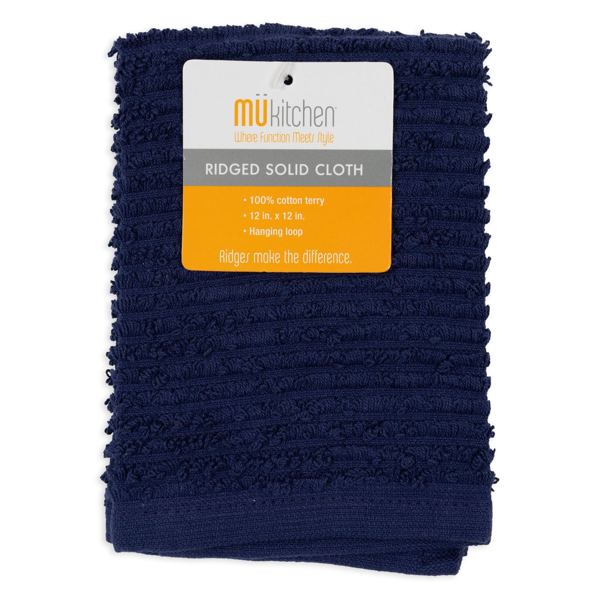 MÜkitchen Cotton Ridged Dish Cloth - Ink Blue-813278027880-LR-351102-1-LR eShop