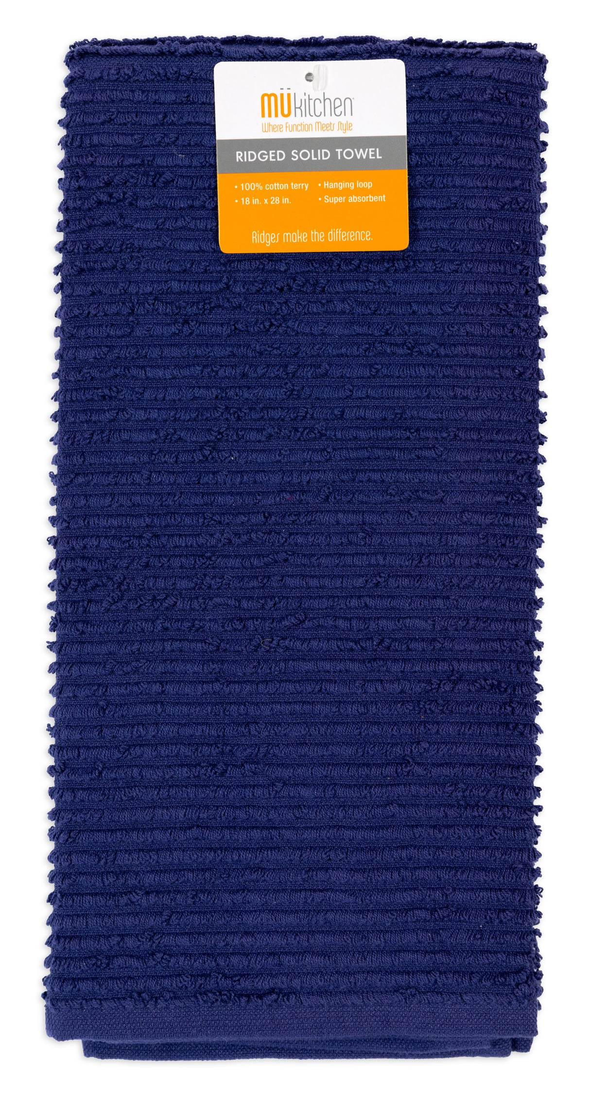 MÜkitchen Cotton Ridged Dishtowel - Ink Blue-813278027897-LR-351104-1-LR eShop