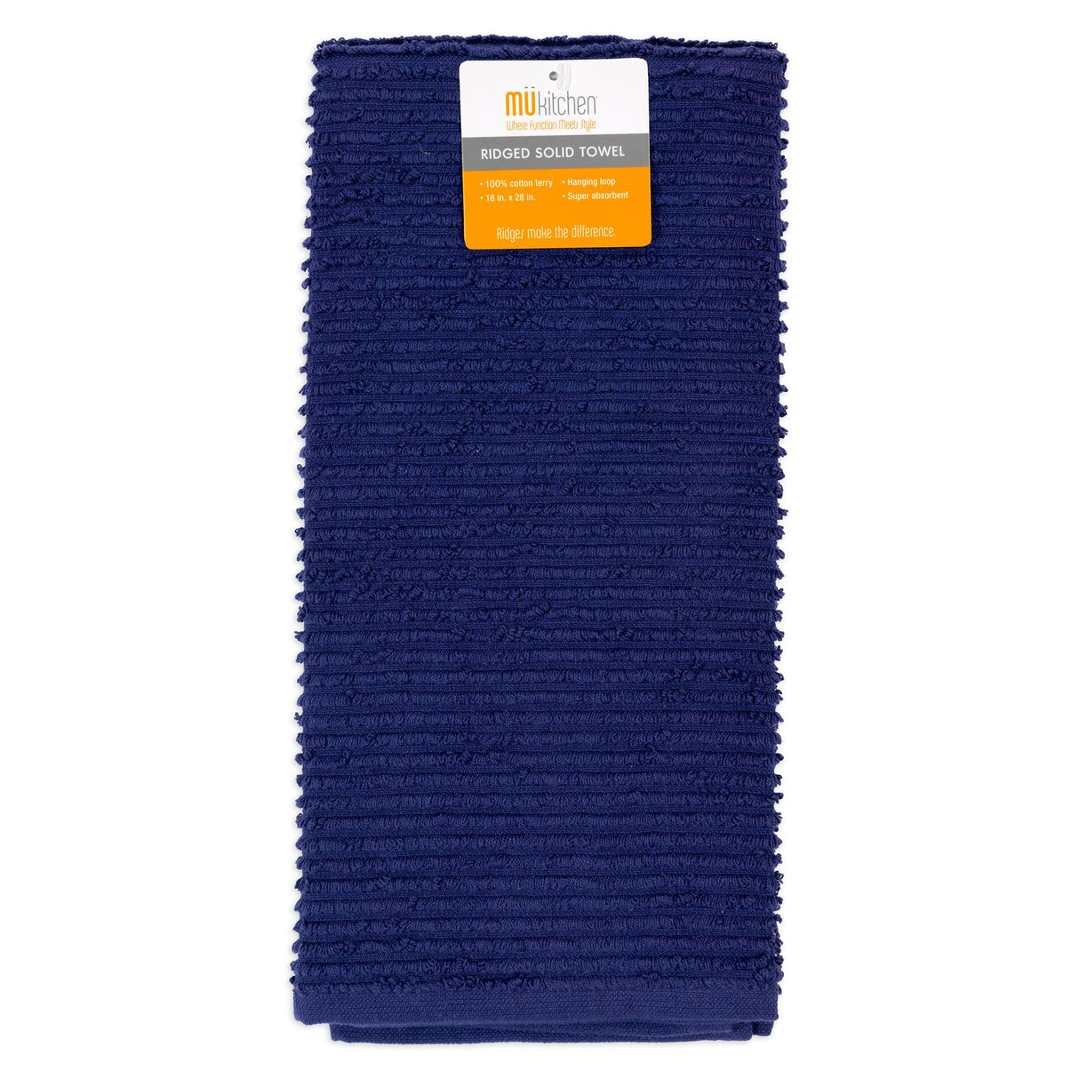 MÜkitchen Cotton Ridged Dishtowel - Ink Blue-813278027897-LR-351104-1-LR eShop