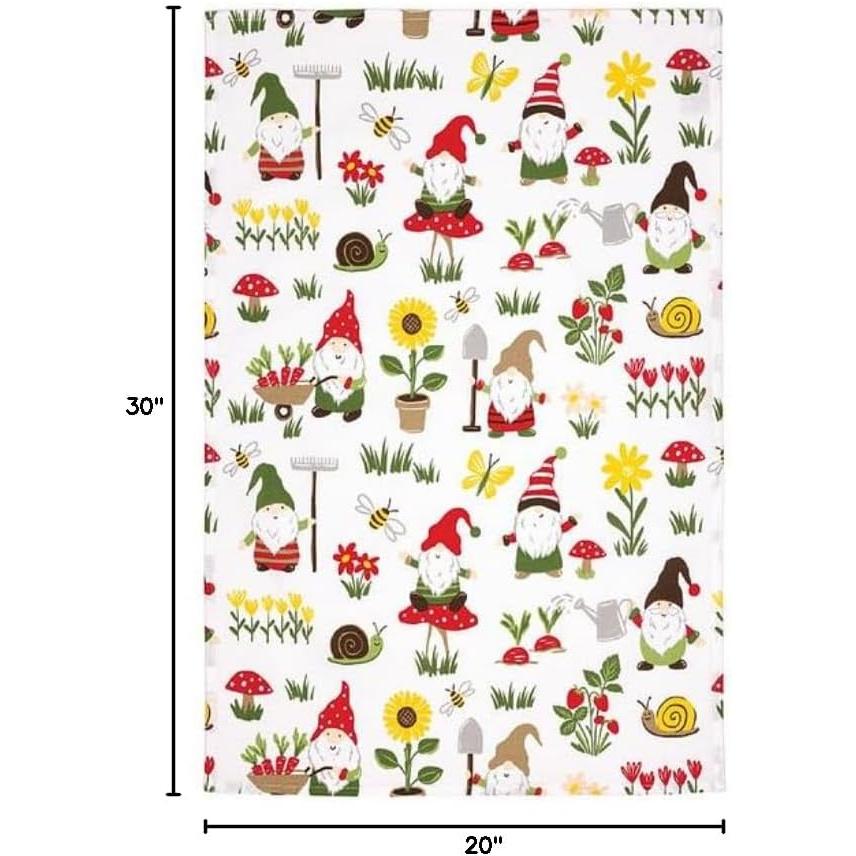 MUkitchen Designer Print Cotton Tea Towel - Gnomes-810042579071-LR-350803-2-LR eShop