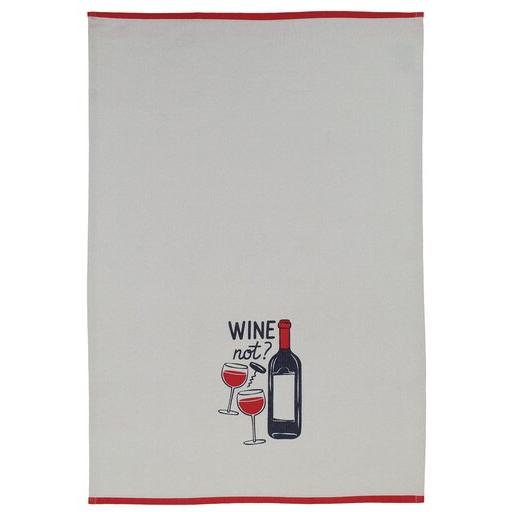 MUkitchen Designer Print Cotton Tea Towel - Wine Not-813278028726-LR-332954-1-LR eShop