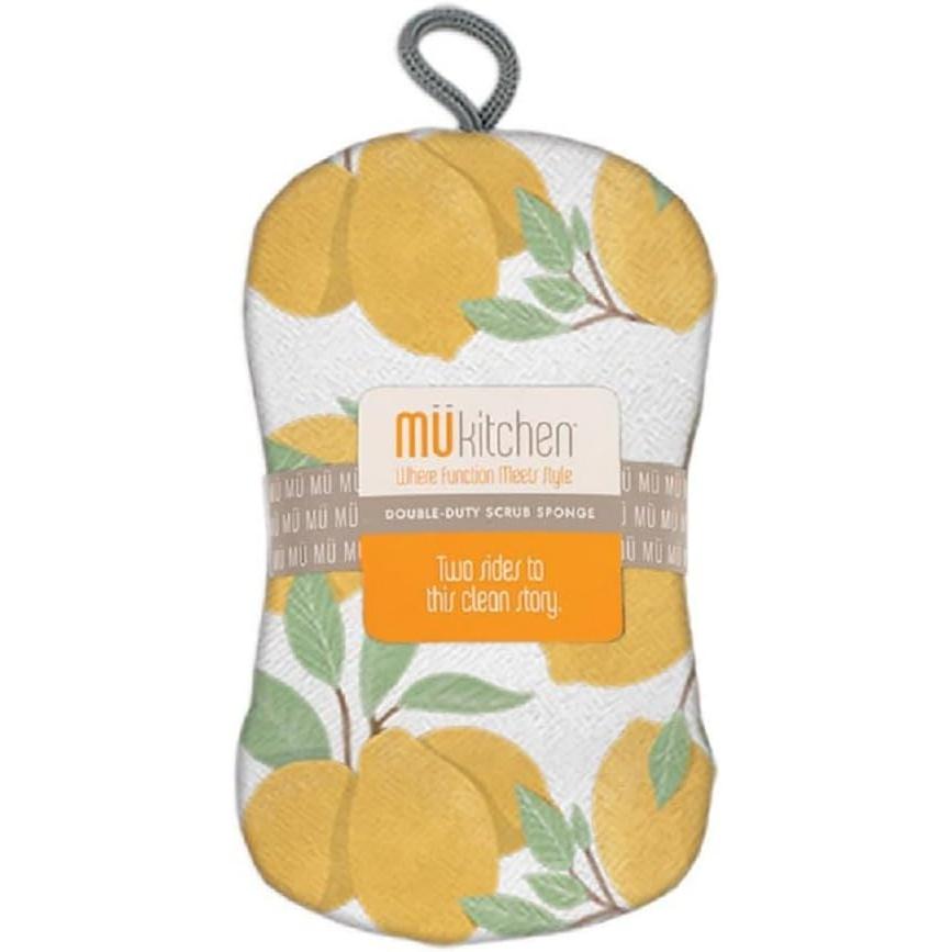 MUkitchen Durable Microfiber Sponge with Scrubber - Lemon Tree-810042572874-LR-348266-1-LR eShop