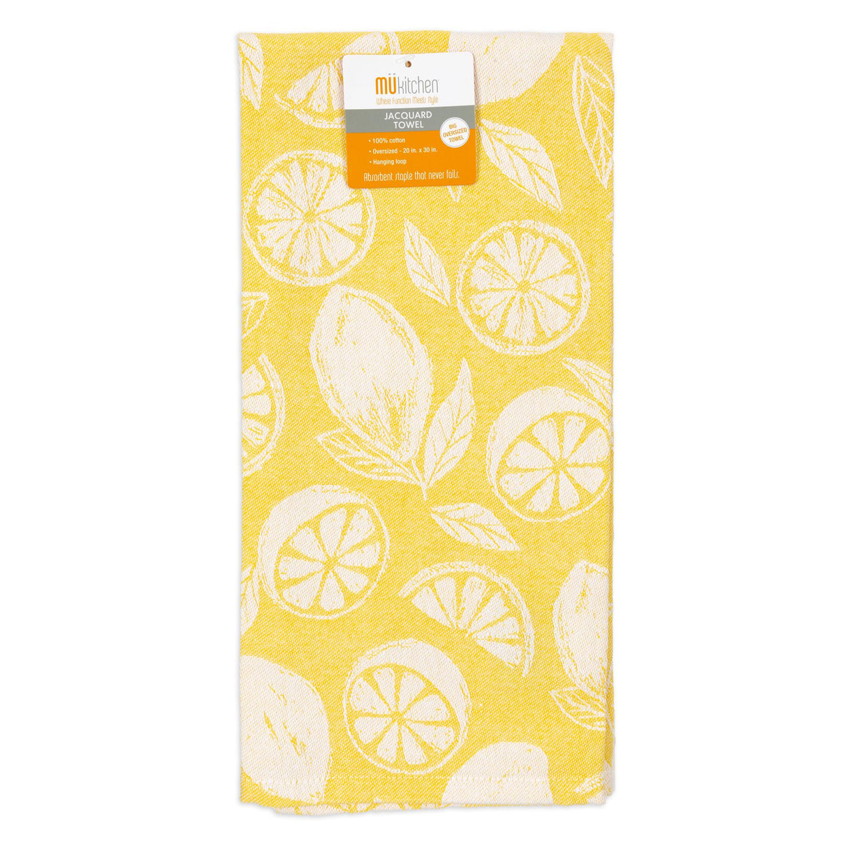 MÜkitchen Jacquard Woven Towel - Lemon Zest-810042576353-LR-350800-1-LR eShop